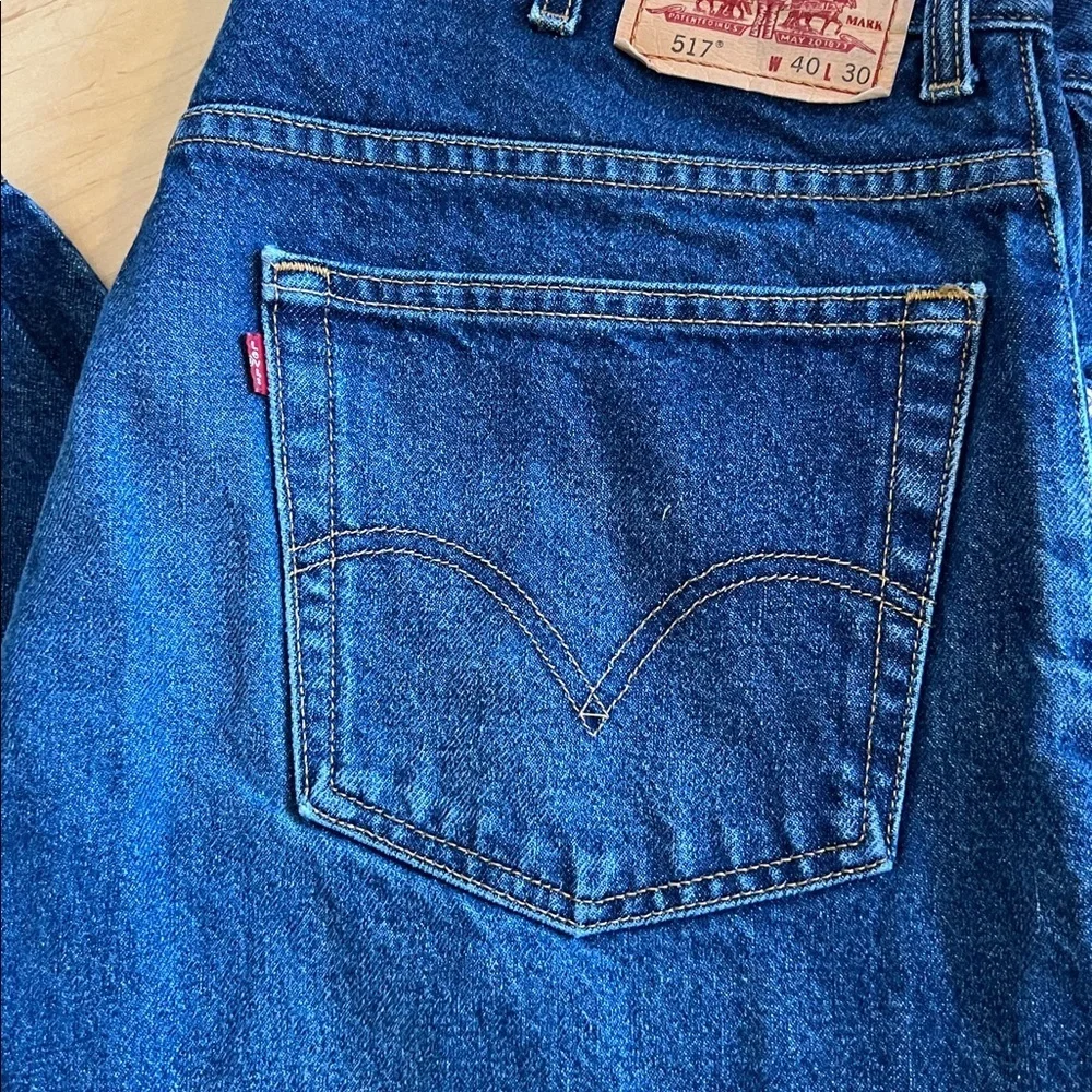 Levi's Deep Blue 517 Boot cut Men's Jeans 40x30